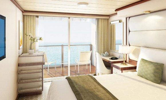 Balcon (vue obstruée) - Royal Princess