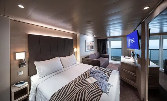 Balcon Deluxe Fantastica (Vue partielle) - MSC World Asia