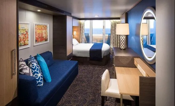 Balcon vue mer obstruée - Spectrum of the Seas