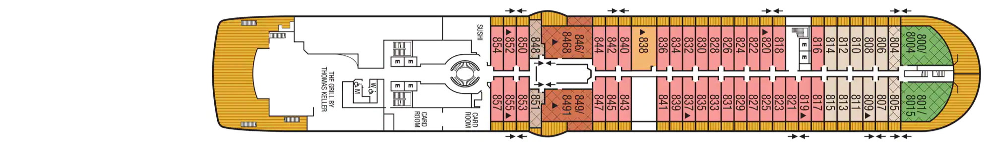 Pont PONT 08 - Seabourn Ovation