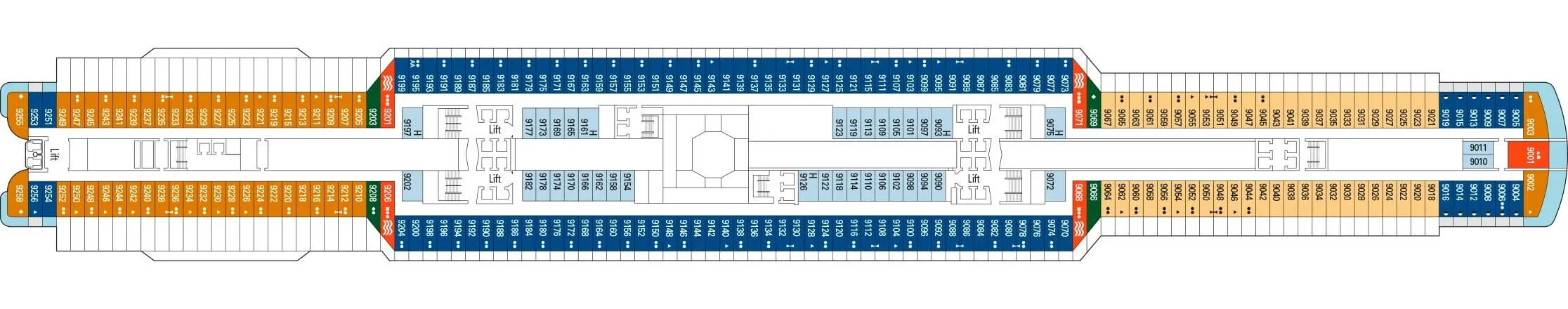 Pont 9 - Lanikai - MSC Seaside