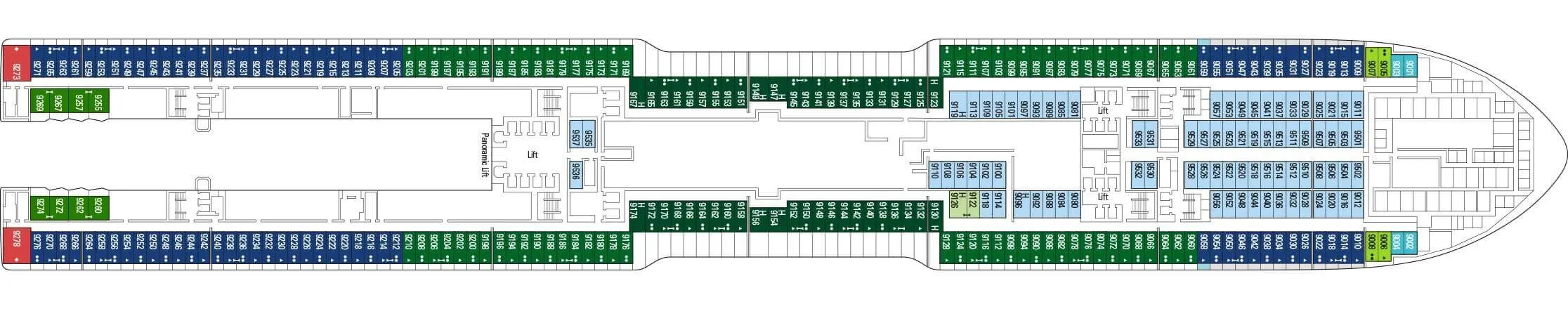Pont 9 - Dublin - MSC World Europa