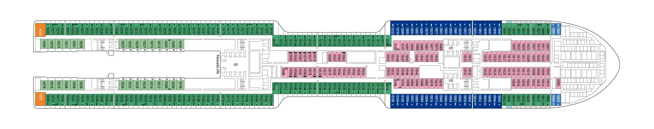 Pont 10 - Deck 10 - MSC World America