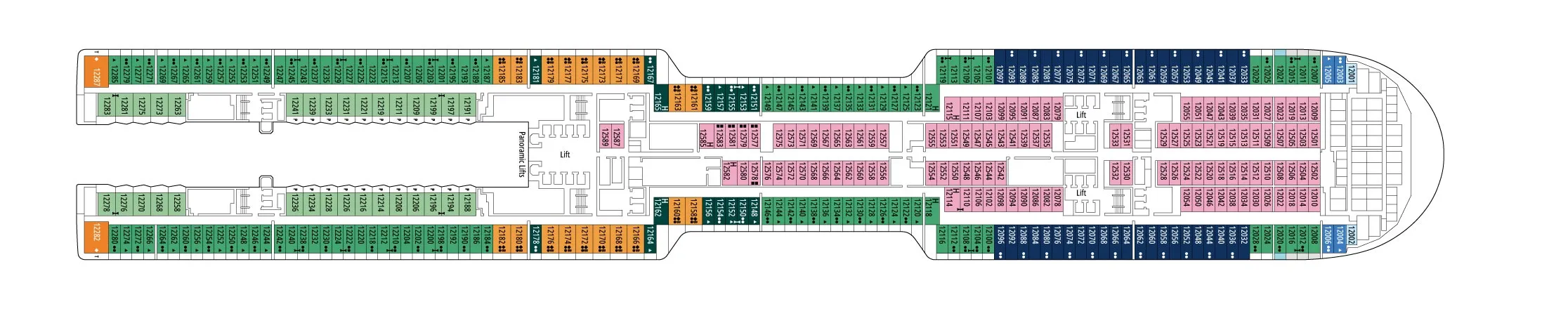 Pont 12 - Deck 12 - MSC World America