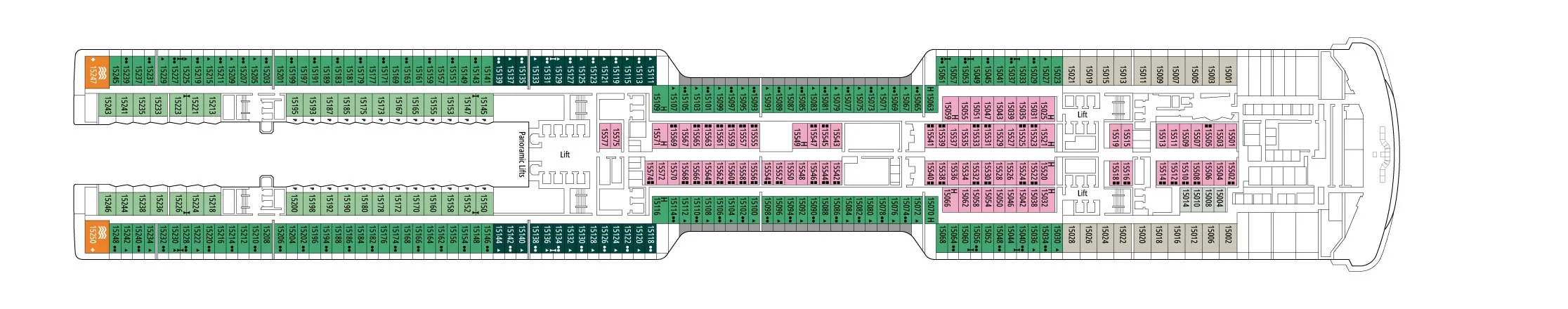 Pont 15 - Deck 15 - MSC World America