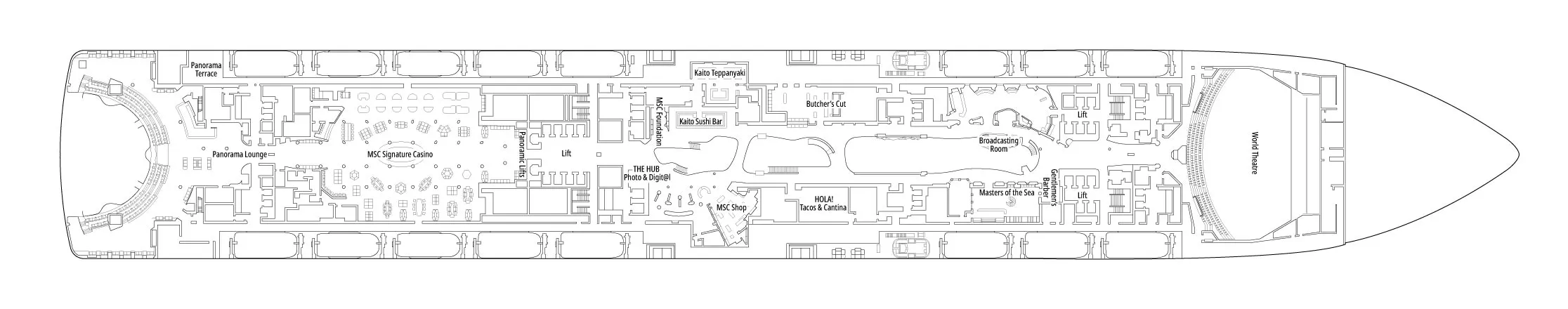 Pont 7 - Deck 07 - MSC World America