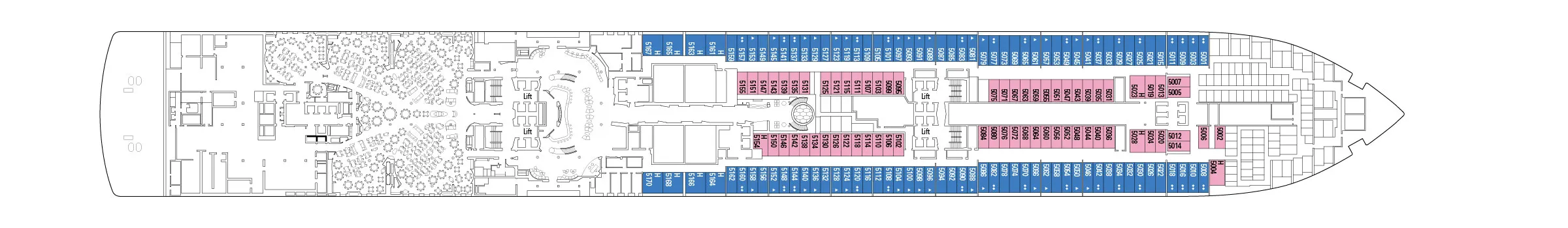 Pont 5 - Deck 05 - MSC Seascape