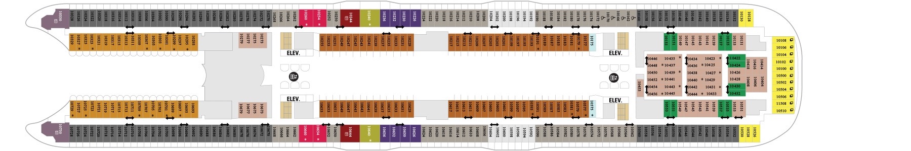 Pont 10 - Allure of the Seas