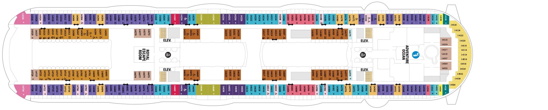 Pont 14 - Allure of the Seas