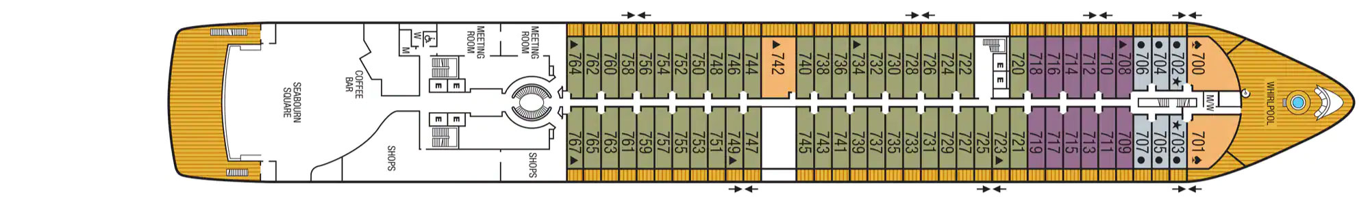 Pont PONT 07 - Seabourn Ovation
