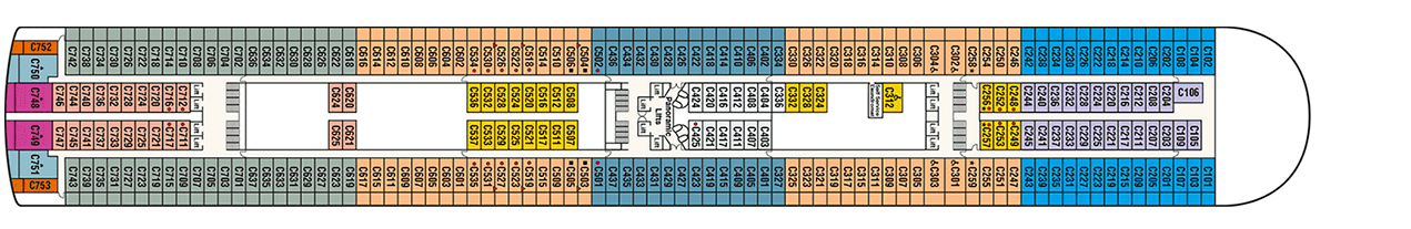 Pont 10 - Caribe - Caribbean Princess