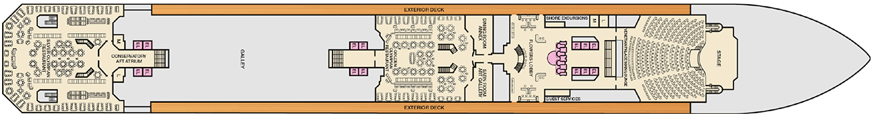 Pont 03 - Lobby - Carnival Liberty