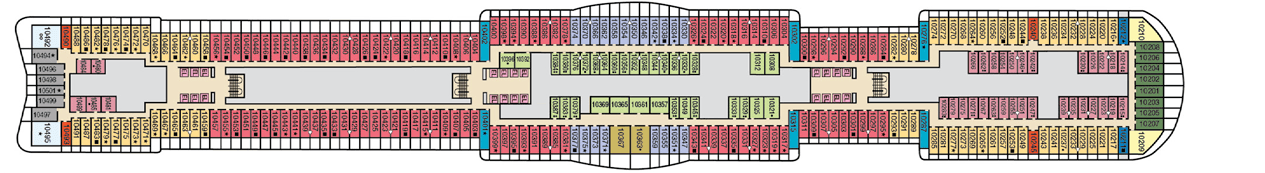 Pont 10 - Deck 10 - Carnival Mardi Gras