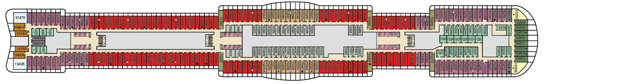 Pont 15 - Deck 15 - Carnival Mardi Gras