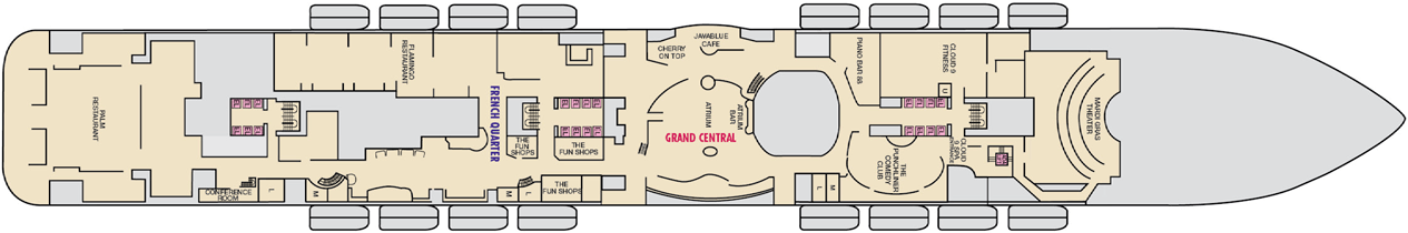 Pont 06 - Deck 6 - Carnival Mardi Gras