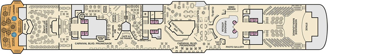 Pont 09 - Promenade - Carnival Paradise