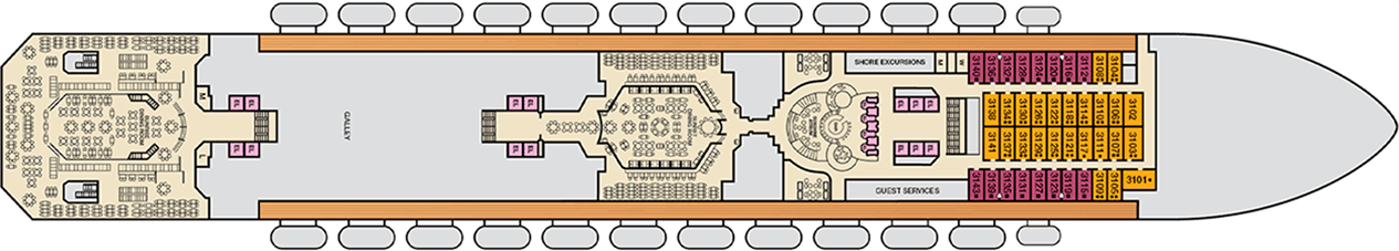 Pont 03 - Deck 3 - Carnival Sunshine