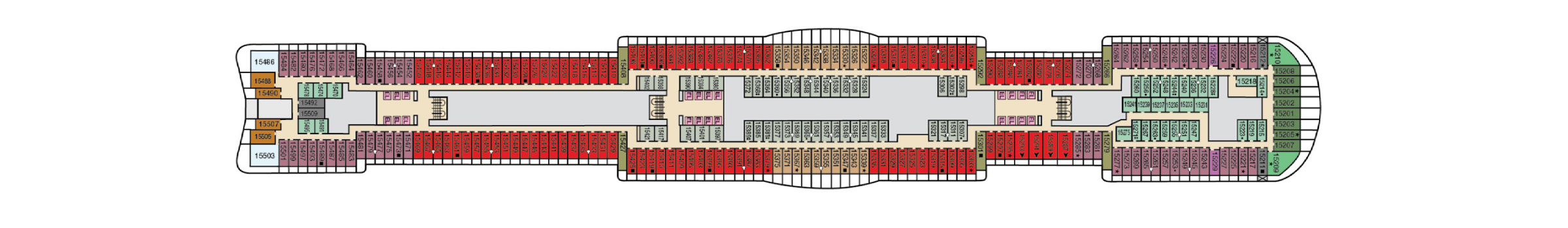 Pont 15 - Deck 15 - Carnival Jubilee
