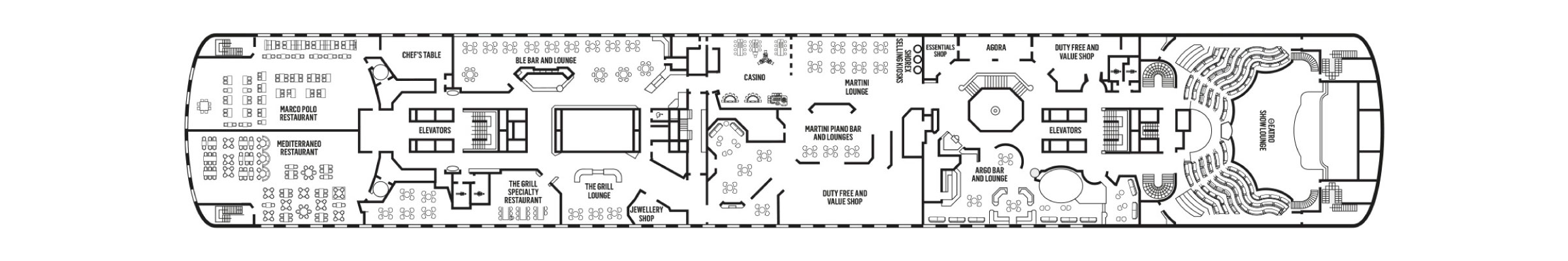 Pont 8 - Deck 08 - Celestyal Journey