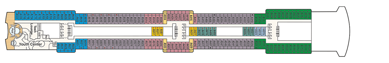 Pont 12 - Aloha - Coral Princess