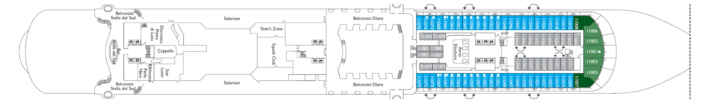 Pont 11 - Timur - Costa Diadema