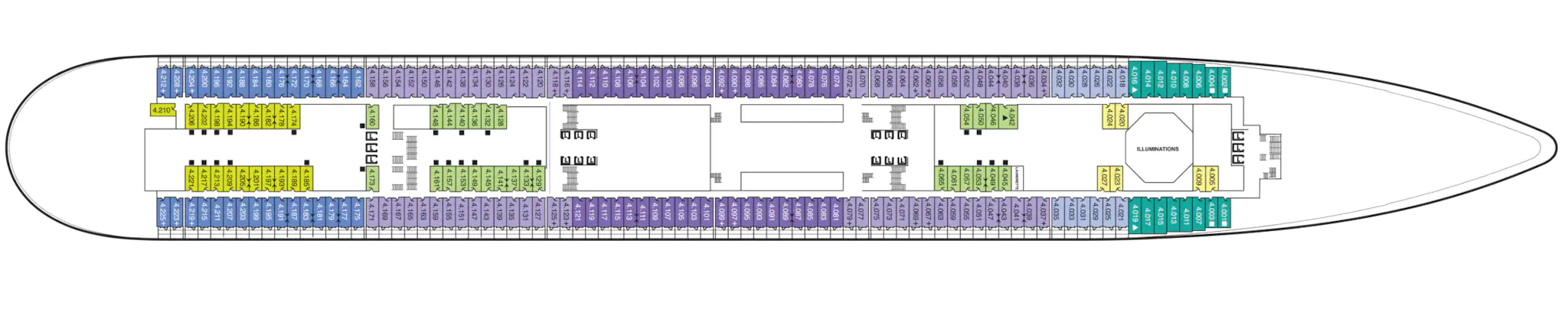 Pont 4 - Deck 04 - Queen Mary 2