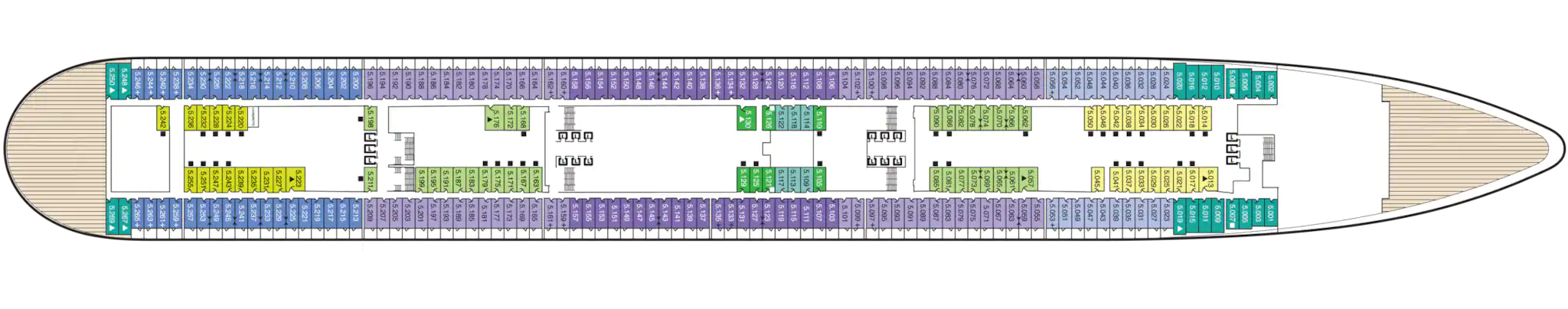Pont 5 - Deck 05 - Queen Mary 2
