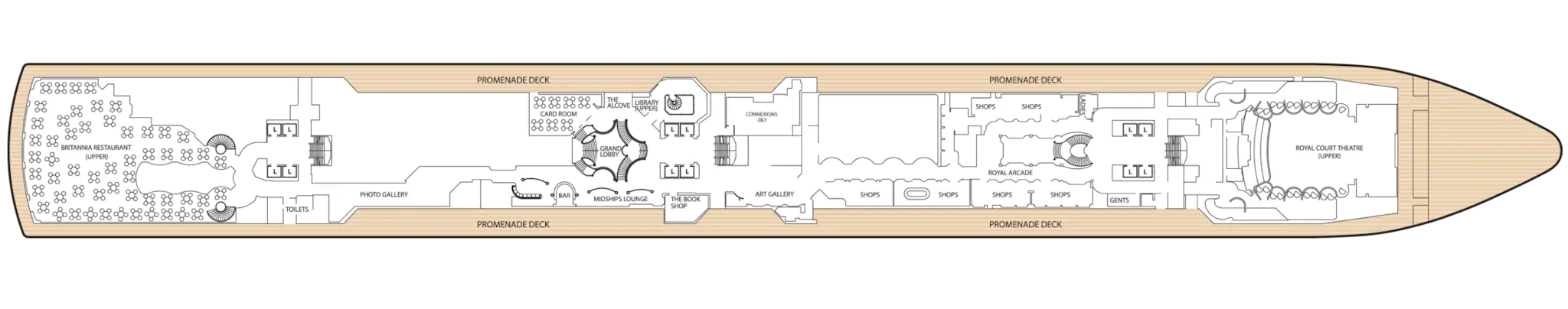 Pont 03 - Deck 3 - Queen Victoria