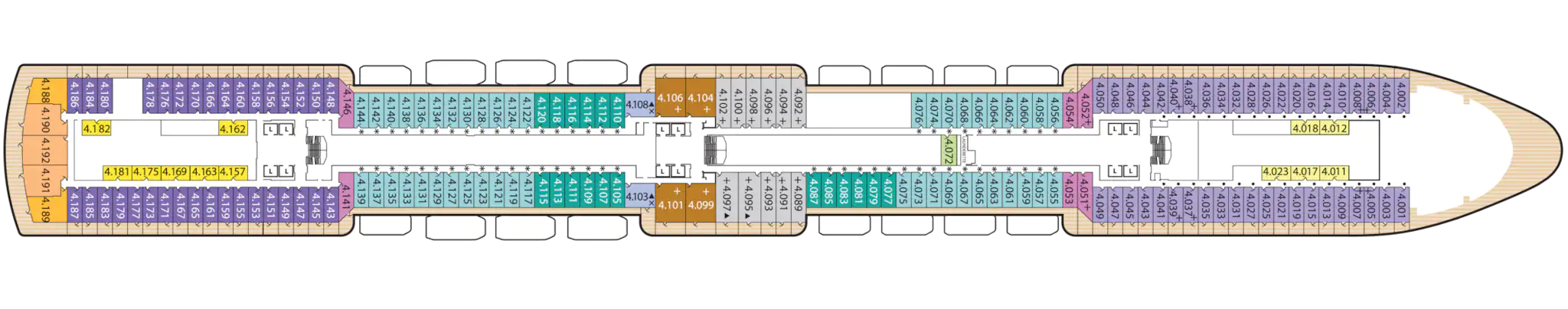 Pont 04 - Deck 4 - Queen Victoria