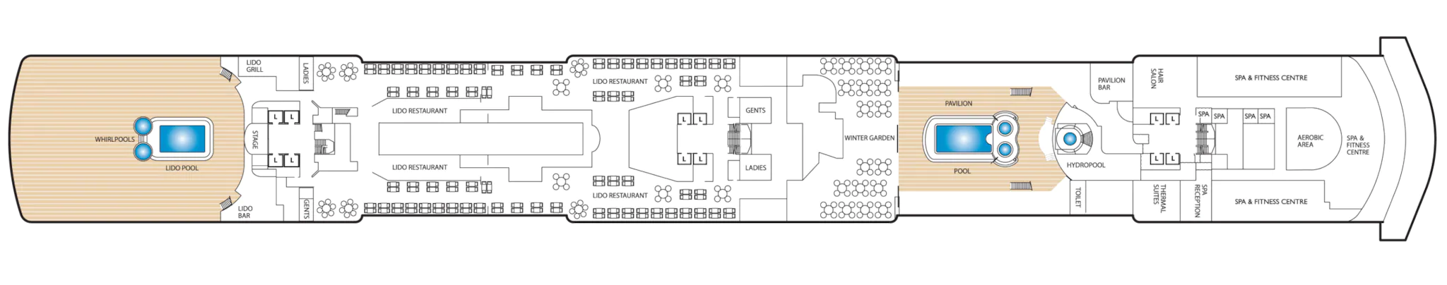 Pont 09 - Deck 9 - Queen Victoria