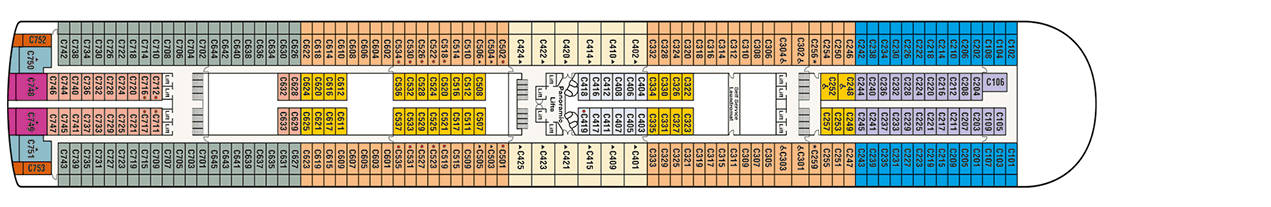 Pont 10 - Caribe - Grand Princess