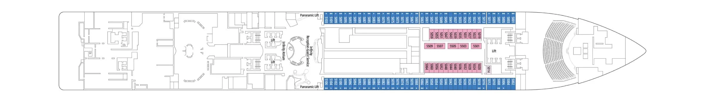 Pont 5 - Deck 05 - MSC Euribia