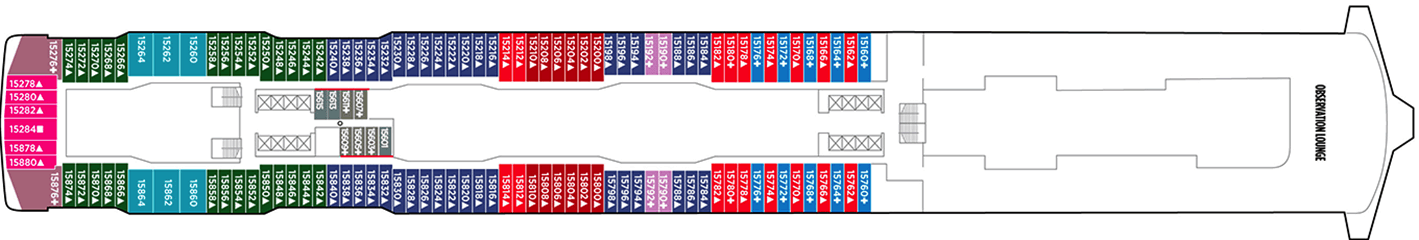 Pont 15 - Deck 15 - Norwegian Bliss