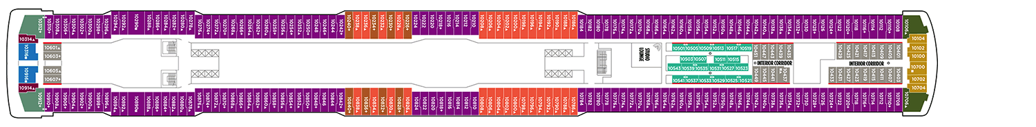 Pont 10 - Deck 10 - Norwegian Breakaway