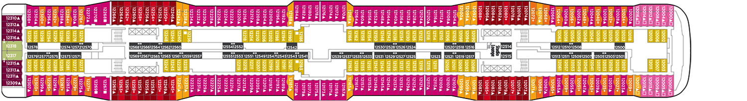 Pont 12 - Deck 12 - Norwegian Epic