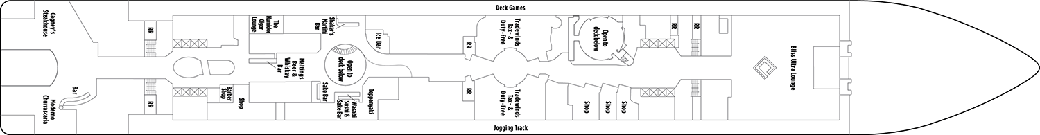 Pont 07 - Deck 7 - Norwegian Epic