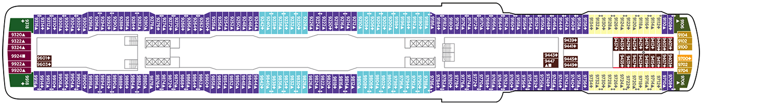 Pont 09 - Deck 9 - Norwegian Escape