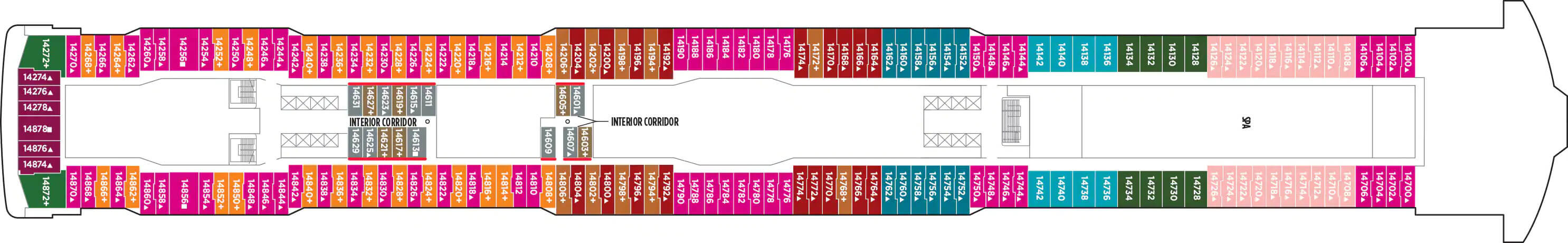 Pont 14 - Deck 14 - Norwegian Getaway
