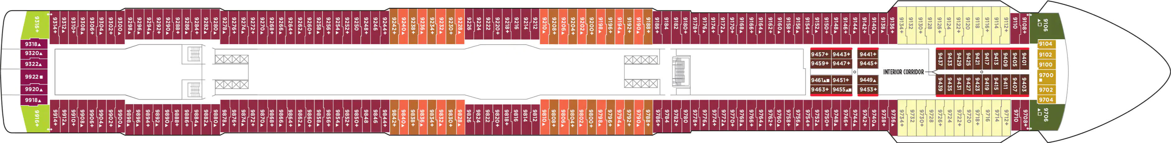 Pont 09 - Deck 9 - Norwegian Getaway