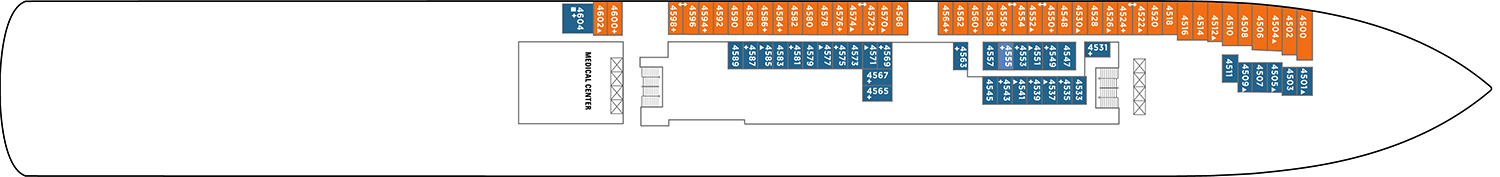 Pont 04 - Deck 4 - Norwegian Jade