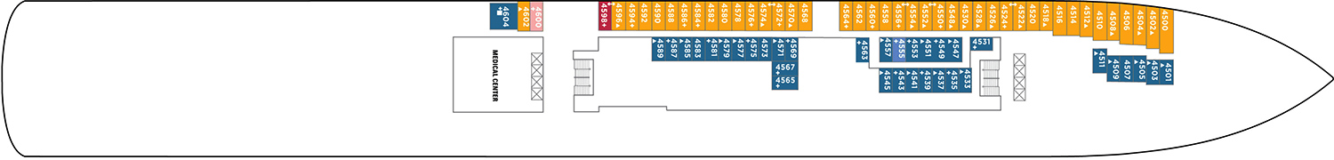Pont 04 - Deck 4 - Norwegian Jewel