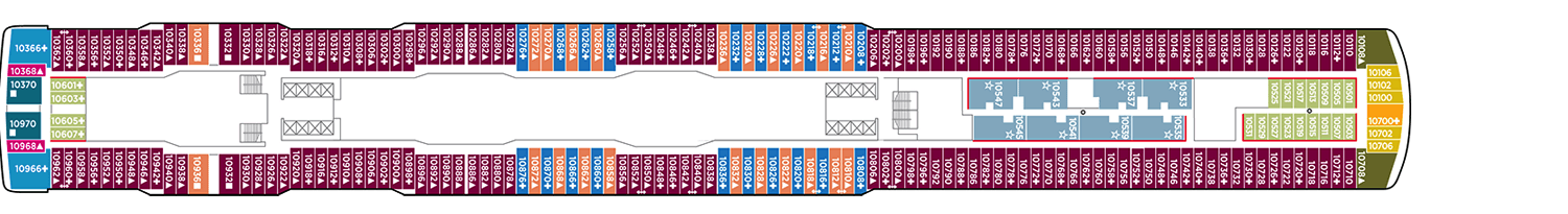 Pont 10 - Deck 10 - Norwegian Joy