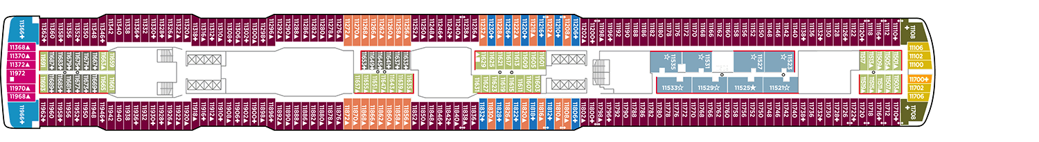 Pont 11 - Deck 11 - Norwegian Joy