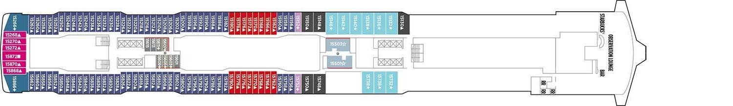 Pont 15 - Deck 15 - Norwegian Joy