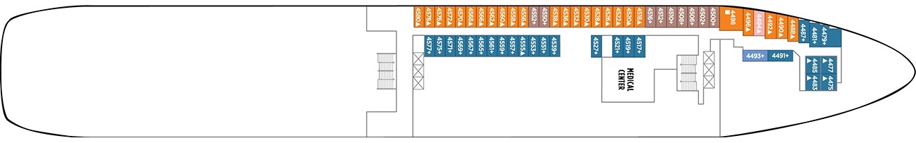 Pont 04 - Deck 4 - Norwegian Spirit