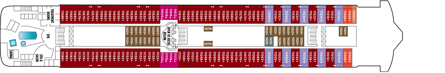 Pont 11 - Deck 11 - Norwegian Star