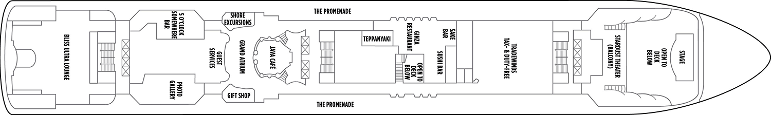 Pont 07 - Deck 7 - Norwegian Star