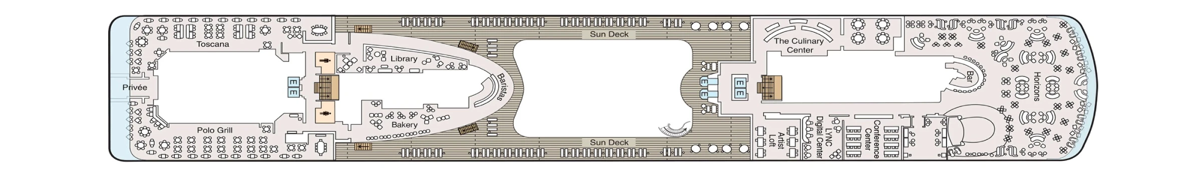 Pont 14 - Deck 14 - Allura