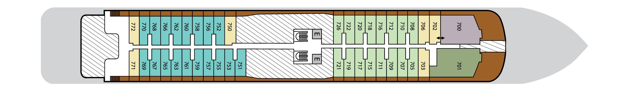 Pont 7 - Deck 07 - Silver Endeavour