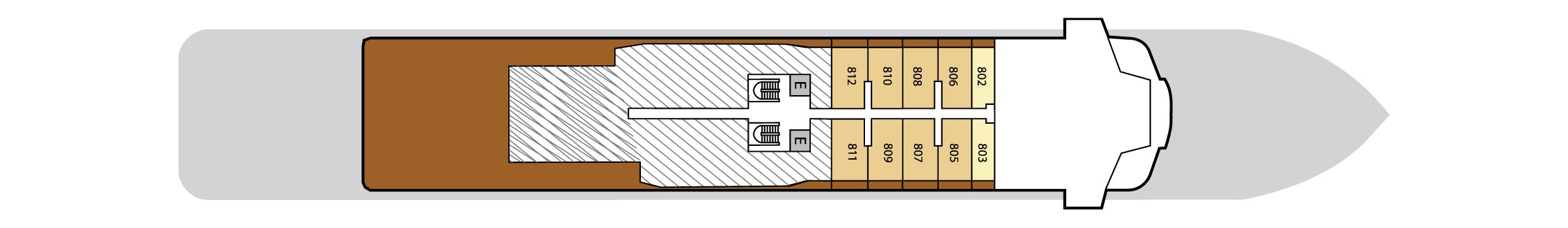 Pont 8 - Deck 08 - Silver Endeavour